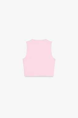 COTTON CROP TOP - Zara фото 27
