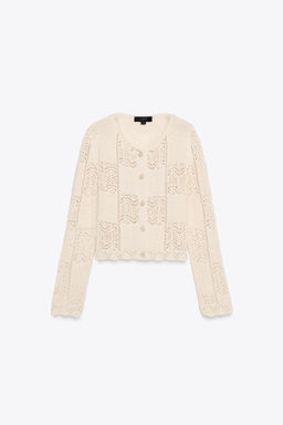 POINTELLE KNIT CARDIGAN - Zara фото 13