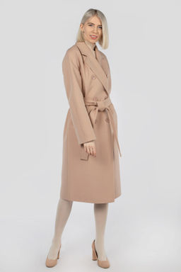 Пальто женское демисезонное (пояс) - El podio фото 11