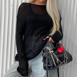 Свитер-паутинка