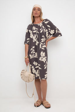 VERY NEAT _ ЕВТ 5063/коричневый,гардения платье жен