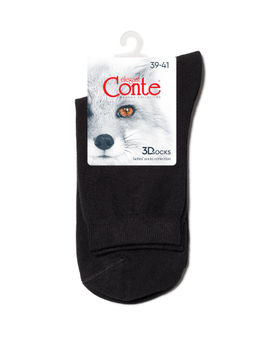 Цена за 2 пары. Носки Короткие CONTE 3DSOCKS Носки женские черный - Conte elegant фото 3