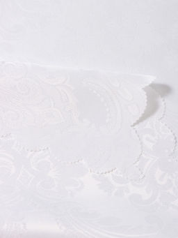 Скатерть «Доляна», белая, 140×260 см