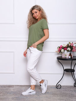 Футболка женская 6-192а (оливковый)