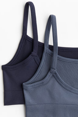 Pack de 2 tops de deporte seamless con DryMove - H&m фото 3