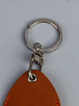 Цена за 3 шт. Брелок - чехол для магнитных ключей домофона, капля, рыжий, под нанесение, 4.4×5.5 см