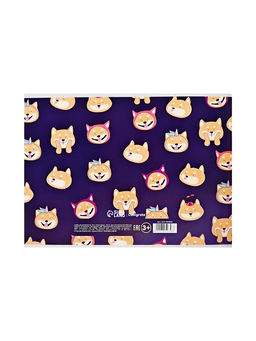 Цена за 3 шт. Альбом для рисования Calligrata «Веселые корги» А4, 40 листов, на скрепке, плотность листов 100 г/м², обложка из мелованного картона