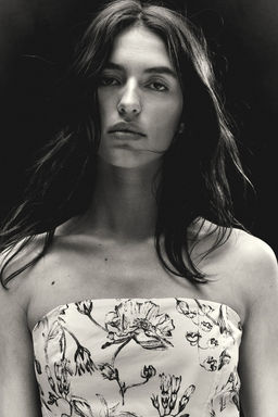 Vestido bandeau de algodon - H&m фото 4