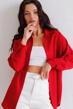 Рубашка удлинённая свободного силуэта - Martichelli фото 30