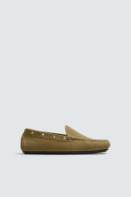LEATHER LOAFERS - Zara фото 11