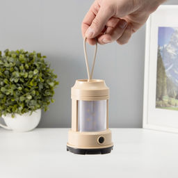 Фигурка световая RISALUX «Звездное небо», 2 Вт, LED, 3×АА, бежевый, 8×8×13 см