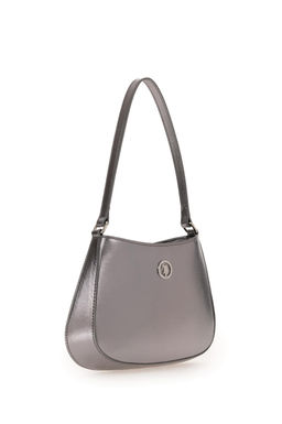 Женская серая блестящая вечерняя сумка Неожиданная скидка в корзине - U.s. polo assn фото 4