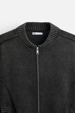 ZIP-UP KNIT JACKET - Zara фото 9