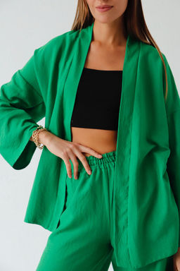 10133 Кимоно зелёное - Martichelli фото 5