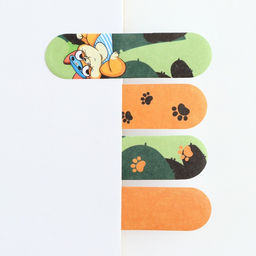 Цена за 2 шт. Стикеры для заметок, с липким краем, 20 листов, 4 шт. «С днем защитника отечества. 23 февраля»