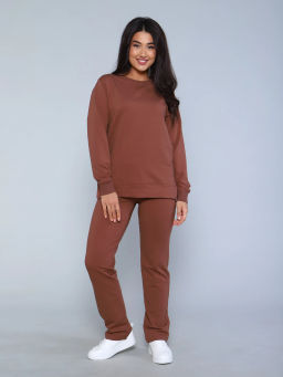 Костюм Трэвел двухнитка пенье_325/кофейный - Ihomelux фото 3