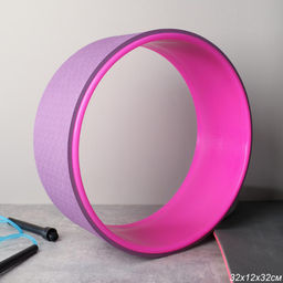 Колесо для йоги и пилатеса 32Х12 / YW32-PP / фиолетовый-розовый / уп10 - Галеонтрейд фото 7
