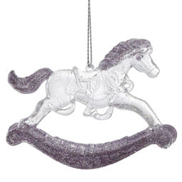 Украшение новогоднее "Лошадка", L8 W0,7 H7 см