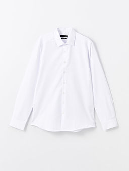 Slim Fit Uzun Kollu Gabardin Erkek G?mlek