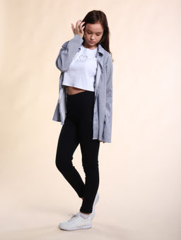 Рубашка "Алгебра" синяя полоса