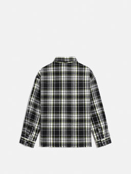 ACOOLA / Куртка детская для мальчиков Alvaru черно-белая клетка фото 2