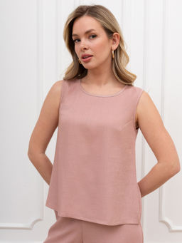 Блузка (топ) Сибелла-5 из вискозы со льном - Виотекс фото 25