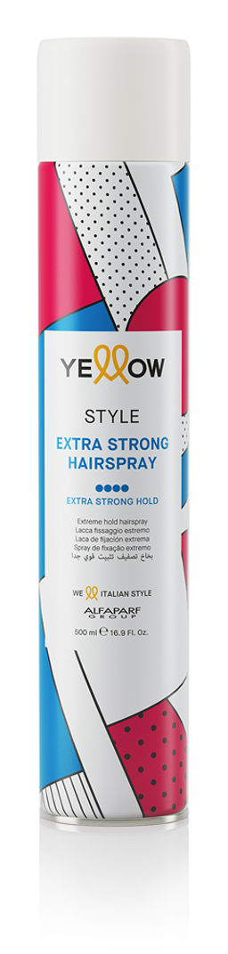 YE Лак д/волос экстрасильной фиксации, 500 мл - Yellow фото 2