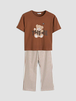 Ay? Teddy Bask?l? Kad?n Pijama Tak?m