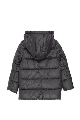 Пальто для мальчика антрацитового цвета Неожиданная скидка в корзине