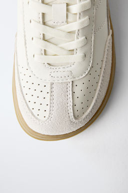 LEATHER BAREFOOT SNEAKERS - Zara фото 16