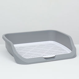 Туалет открытый 53×45×13 см, серый