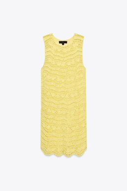 OPEN KNIT MINI DRESS - Zara фото 5