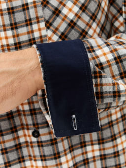 Сорочка мужская длинный рукав GREG S355/211/2025/1 фото 3