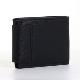 Портмоне мужское «Идрис», на магнитах, чёрное