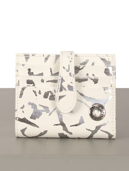 LACCOMA кошелек LA-2777-белый-серебристый натуральная кожа