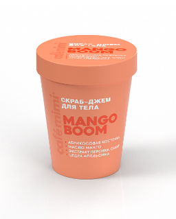 КАФЕ КРАСОТЫ le Cafe Mimi COLOURS Скраб-джем д/тела "MANGO BOOM" 250гр банка