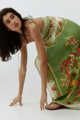 Vestido con tirantes de lazo - H&m фото 6
