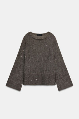 SEQUIN KNIT JUMPER - Zara фото 8