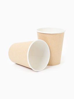 Стакан бумажный «Крафт» 250 мл, диаметр 80 мм (100 шт.)