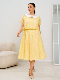 Комплект,сарафан и блузка MR029SS3 yellow - Maxroses фото 2