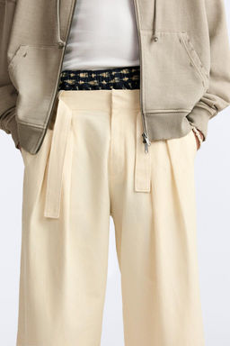 LIMITED EDITION TROUSERS WITH BELT - Zara фото 2