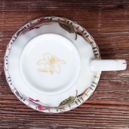 Чайный набор 12 предметов 250 мл MS / new F31-12MS /уп 8/ Чайная роза костяной фарфор - Галеонтрейд фото 5