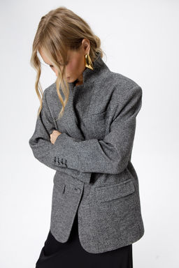 Жакет Pirs 6256 серый меланж