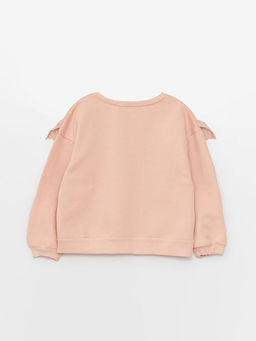 Bisiklet Yaka Fisto Detayl? Uzun Kollu K?z ?ocuk Sweatshirt - Waikiki фото 2
