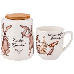 ЧАЙНЫЙ НАБОР LEFARD СЧАСТЬЕ ЕСТЬ 2 ПРЕДМЕТА