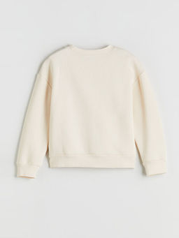 Bisiklet Yaka K?z ?ocuk Sweatshirt