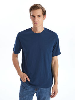 Bisiklet Yaka Penye Erkek Ti??rt