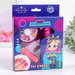 Набор для создания детского маникюра Ты супер! (МИКС полимерных элементов) - Выбражулька фото 2