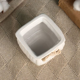 Кашпо «Мешочек Мартин» квадратный, 300 мл, 9×9×7 см