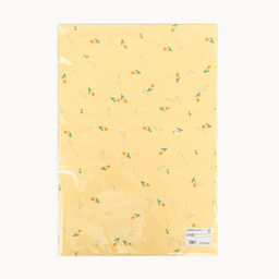 Цена за 10 шт. Бумага упаковочная тишью, Цветы, желтый, 50 см ? 70 см 17 грамм